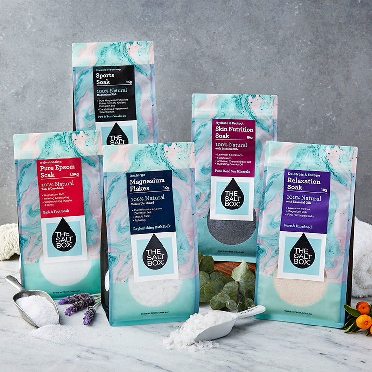 Say Hello To Our New 100% Natural Bath Salt Range | The Salt Box