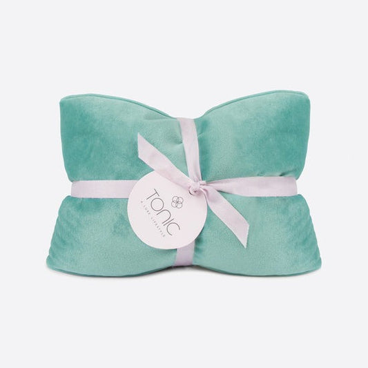 Luxe Velvet Heat Pillow (Seafoam)