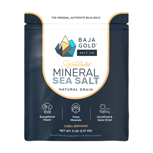Baja Gold Mineral Sea Salt - Natural Grain 2.27kg