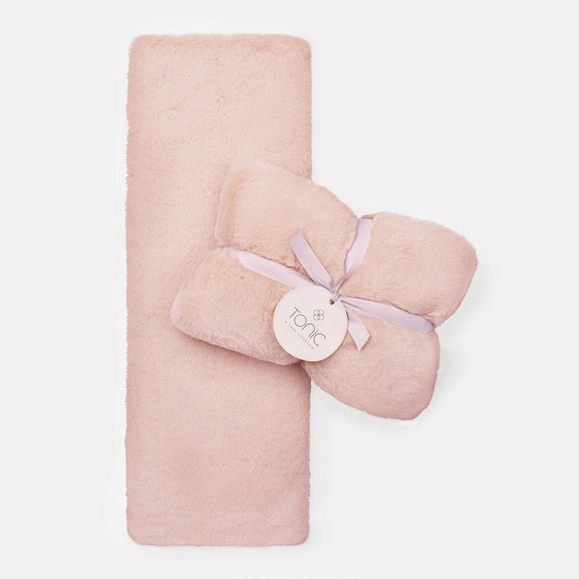 Deluxe Heat Pillow open (Dusty Rose)