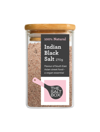 Jar of Indian Black/Kala Namak Salt