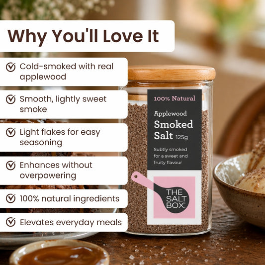 Applewood Smoked Salt Jar 125g