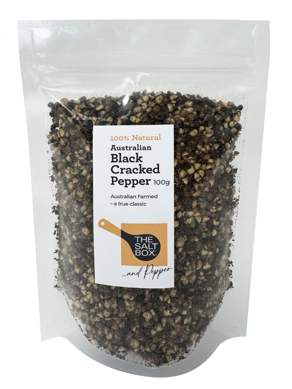 Australian Peppercorns - Black Cracked 100g Pouch