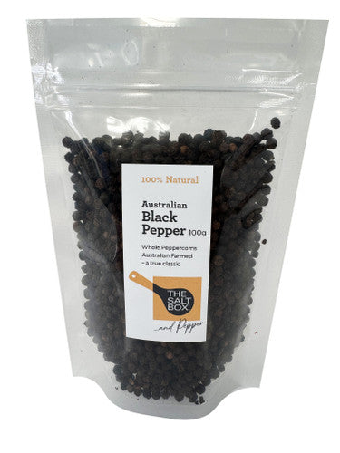 Australian Peppercorns - Black Whole 100g Pouch
