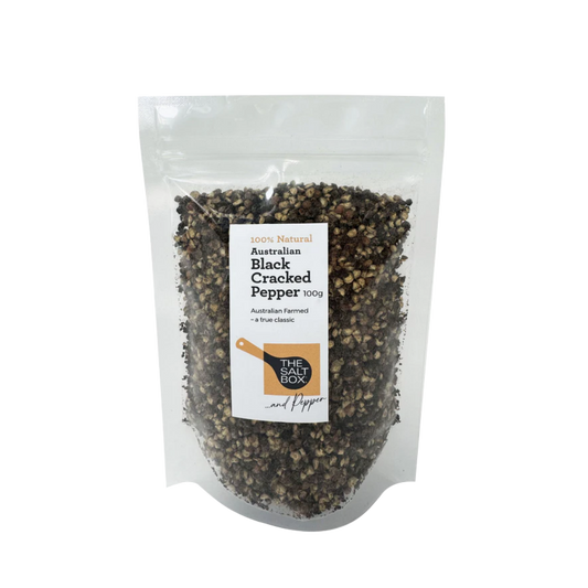 Australian Peppercorns - Black  Cracked 100g Pouch