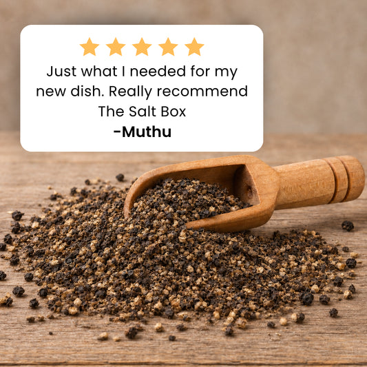Australian Peppercorns - Black Cracked 130g Jar