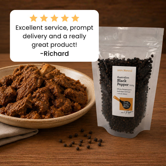 Australian Peppercorns - Black Whole 100g Pouch