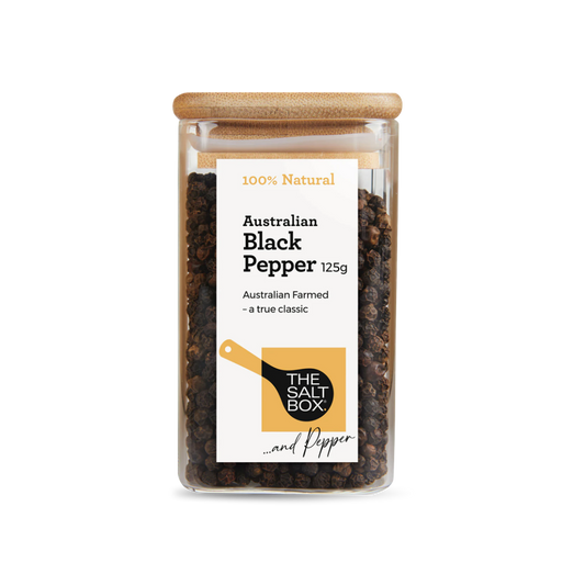 Australian Peppercorns - Black Whole 125g Jar