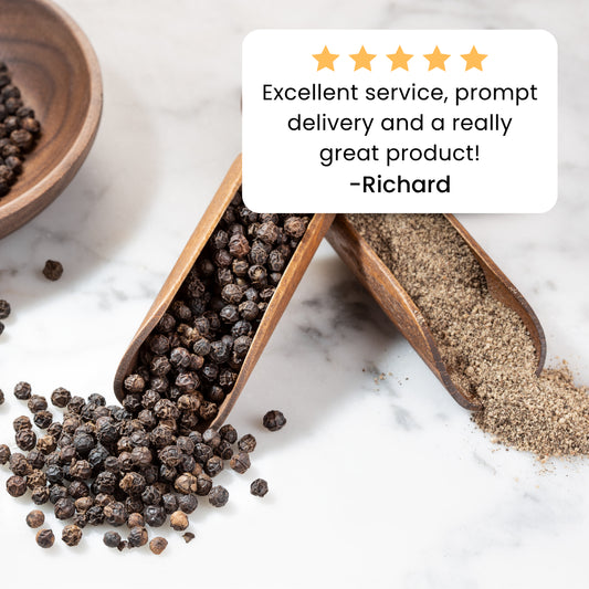 Australian Peppercorns - Black Whole 125g Jar