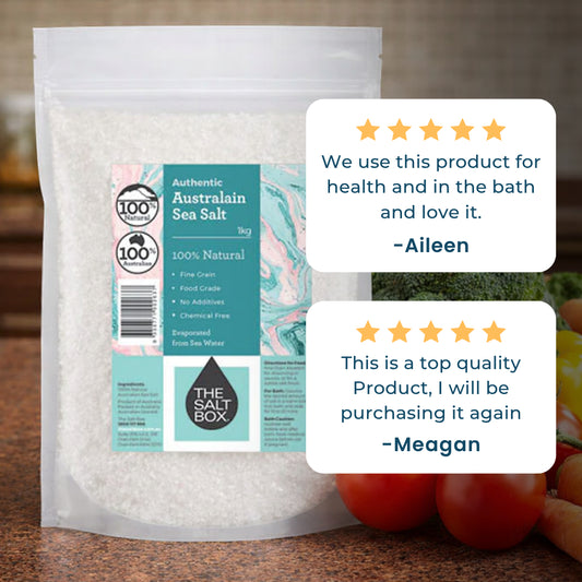 Australian White Sea Salt 1kg Food Grade