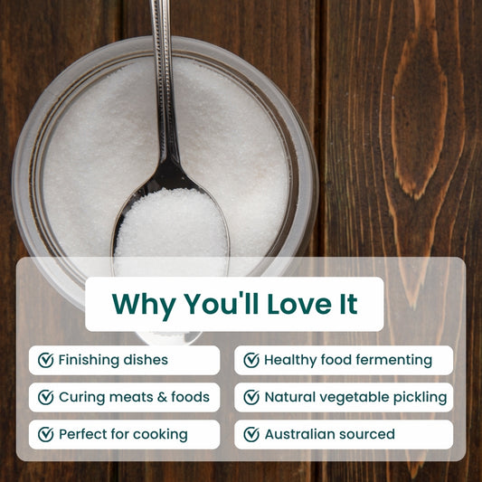 Australian White Sea Salt 3kg Food Grade