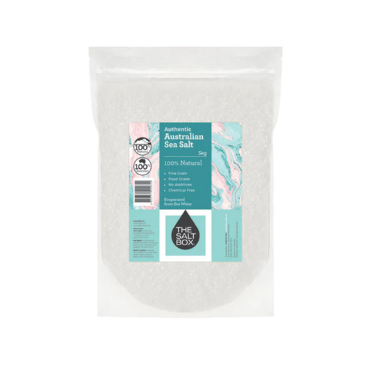 Australian White Sea Salt 3kg Food Grade