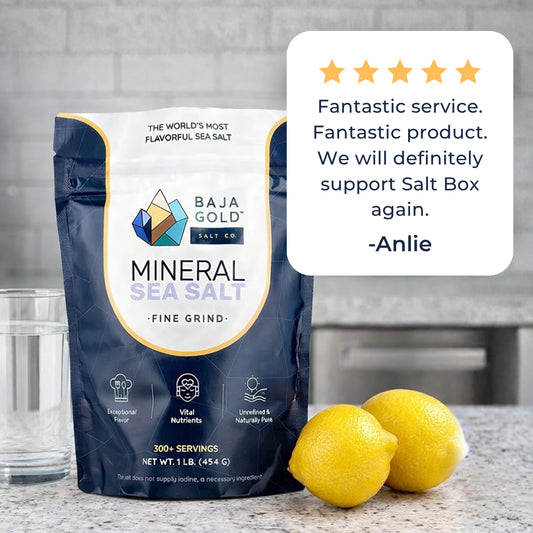 Baja Gold Mineral Sea Salt - Fine Grain 454g