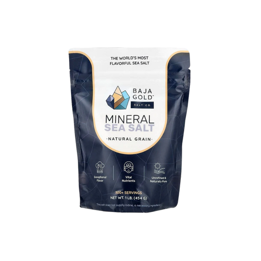 Baja Gold Mineral Sea Salt - Natural Grain 454g