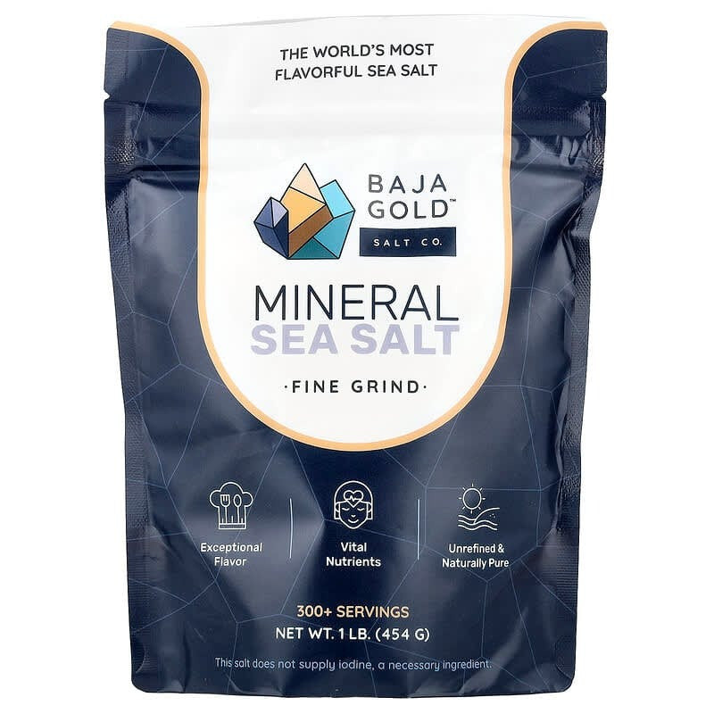 Baja Gold Signature Mineral Sea Salt - Fine Grain 454g