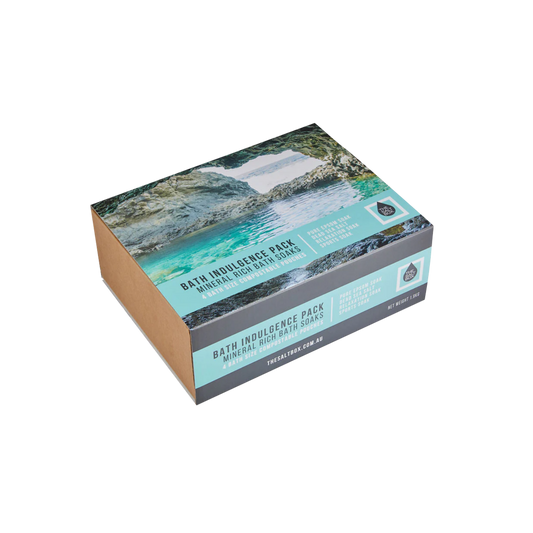 Bath Indulgence Pack - Lovely Gift  presentation of 4 of our popular bath salts