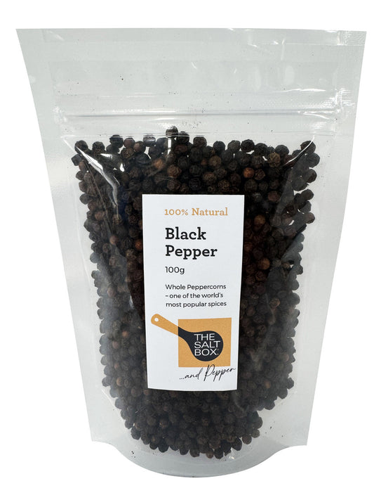Black Peppercorns - Whole 100g Pouch