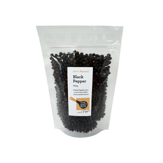 Black Peppercorns - Whole 100g Pouch