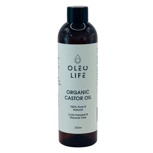Castor Oil Organic 250ml: Cold Pressed, Hexane Free