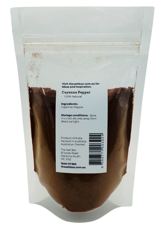 Cayenne Pepper Pouch 100g back