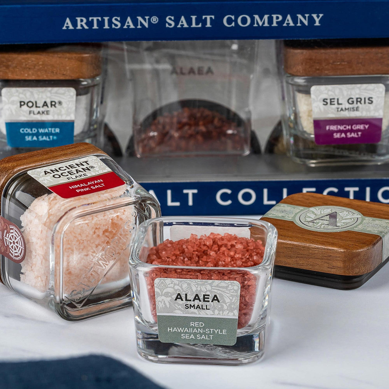 Classic Salt Sampler Gift Set close up
