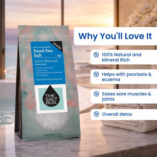 Dead Sea Salt 1kg (Coarse)