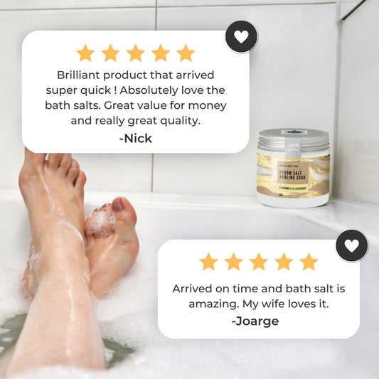 Epsom Healing Soak Bath Salts 550g