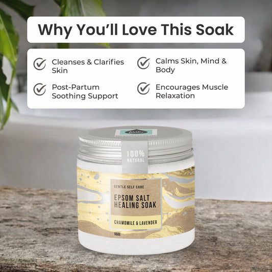 Epsom Healing Soak Bath Salts 550g