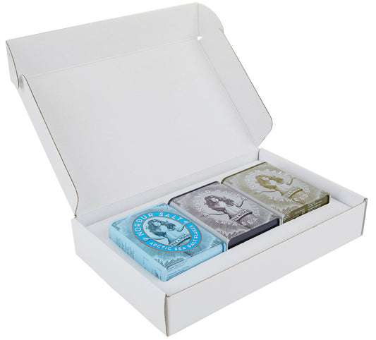 Nordur Arctic Salts Gift Pack open
