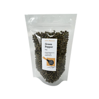 The Salt Box Whole Green Peppercorns 50g in resealable pouch