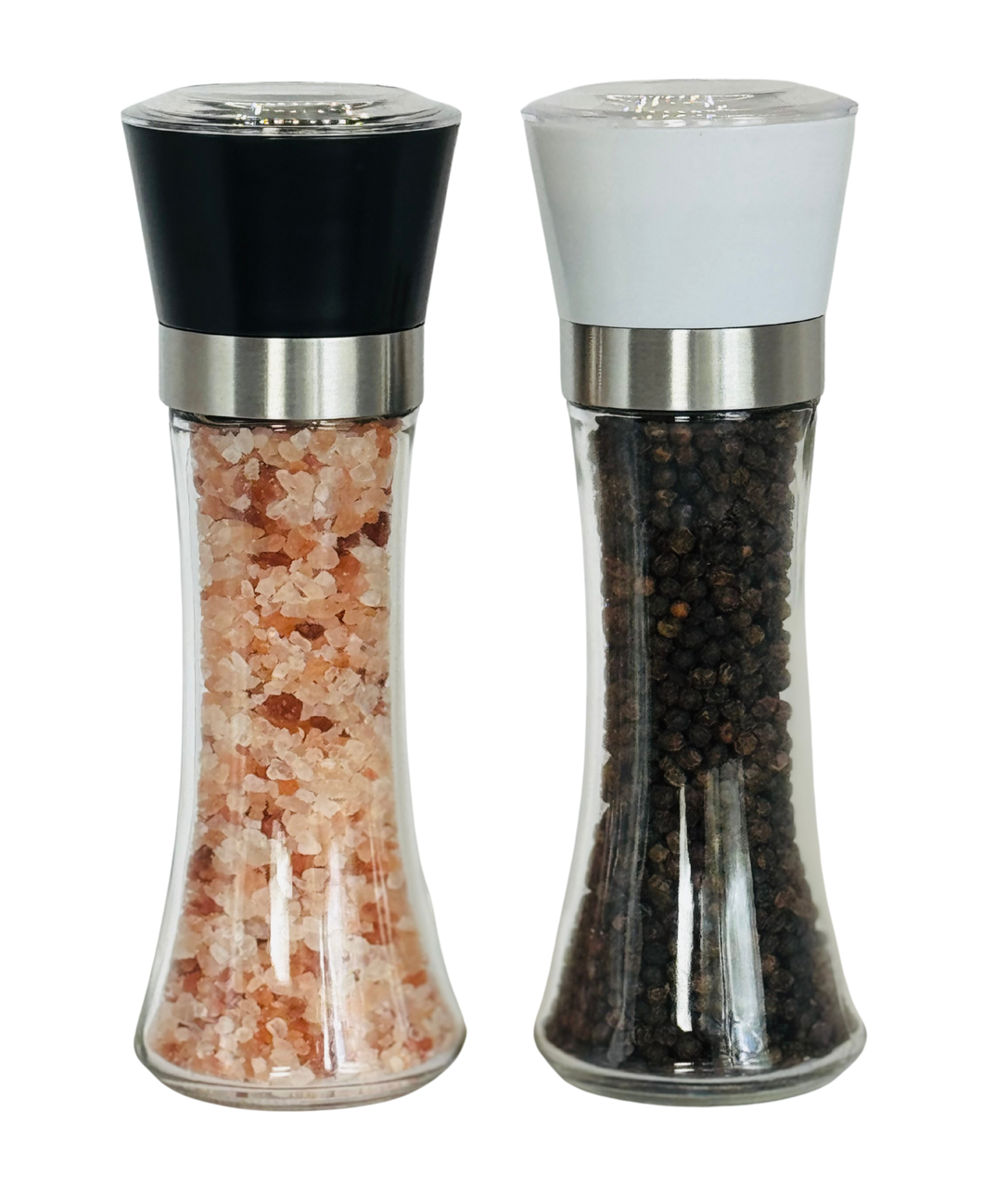 Himalayan Salt & Black Pepper Grinders (Twin Pack)