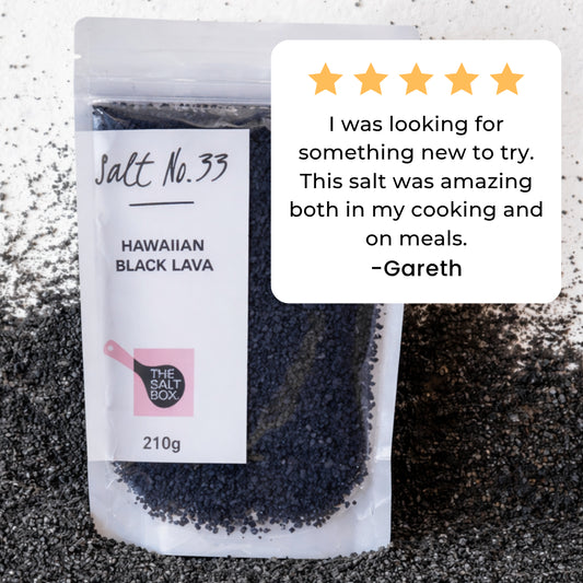 Hawaiian Black Lava Salt (Fine Grain) 210g Pouch