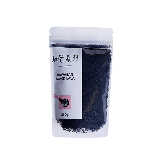 Hawaiian Black Lava Salt (Small Grain) 210g Pouch