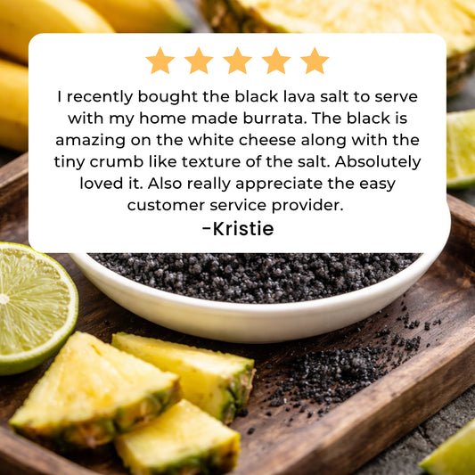 Hawaiian Black Salt (Small grain) Jar 270g
