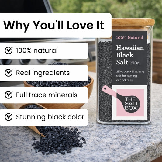 Hawaiian Black Salt (Coarse) Jar 270g