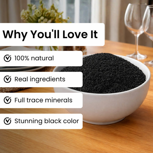 Hawaiian Black Salt (Fine) Jar 270g