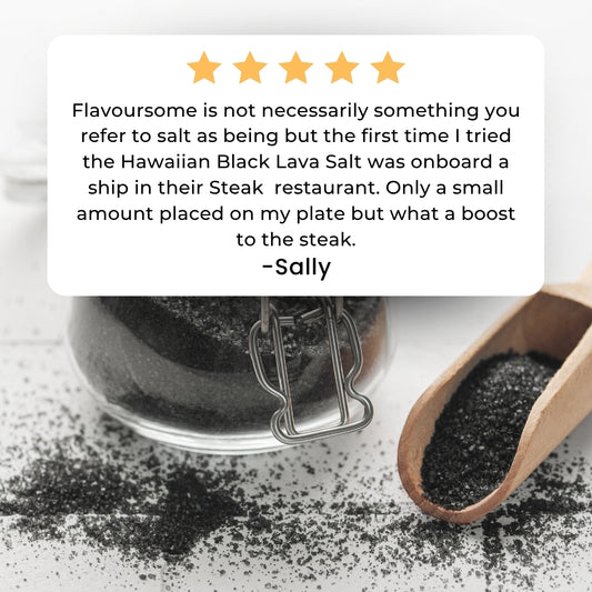 Hawaiian Black Salt (Fine) Jar 270g