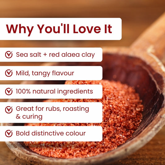 Hawaiian Red (Alaea) Salt (Fine) 210g Pouch