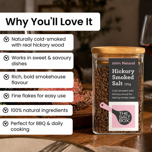 Hickory Smoked Salt Jar 155g