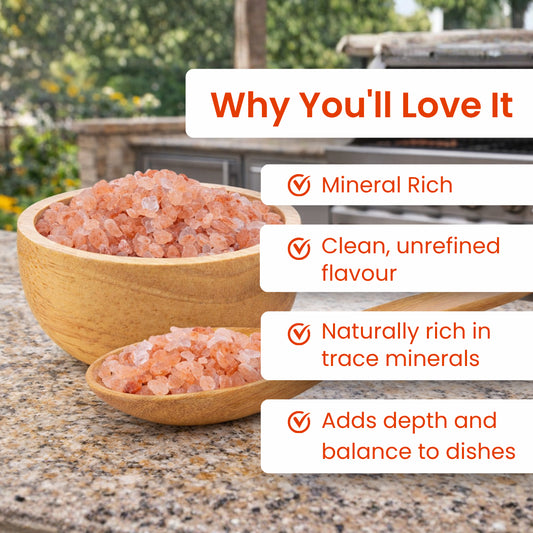 Himalayan Pink Salt (Coarse) 200g Pouch