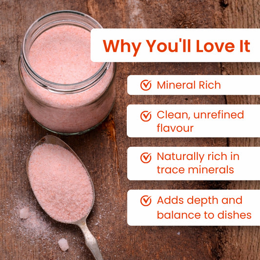 Himalayan Pink Salt (Fine) 200g Pouch