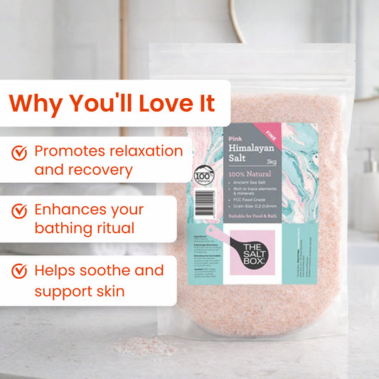 Himalayan Pink Salt Fine 3kg