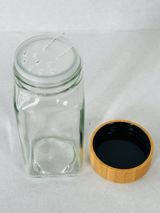 Shaker Jar for Salt, Herbs & Spices top off angle