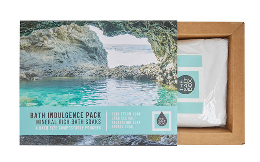 Bath Indulgence Pack - Lovely Gift  presentation of 4 of our popular bath salts