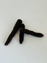 Kampot Long Red pepper pile