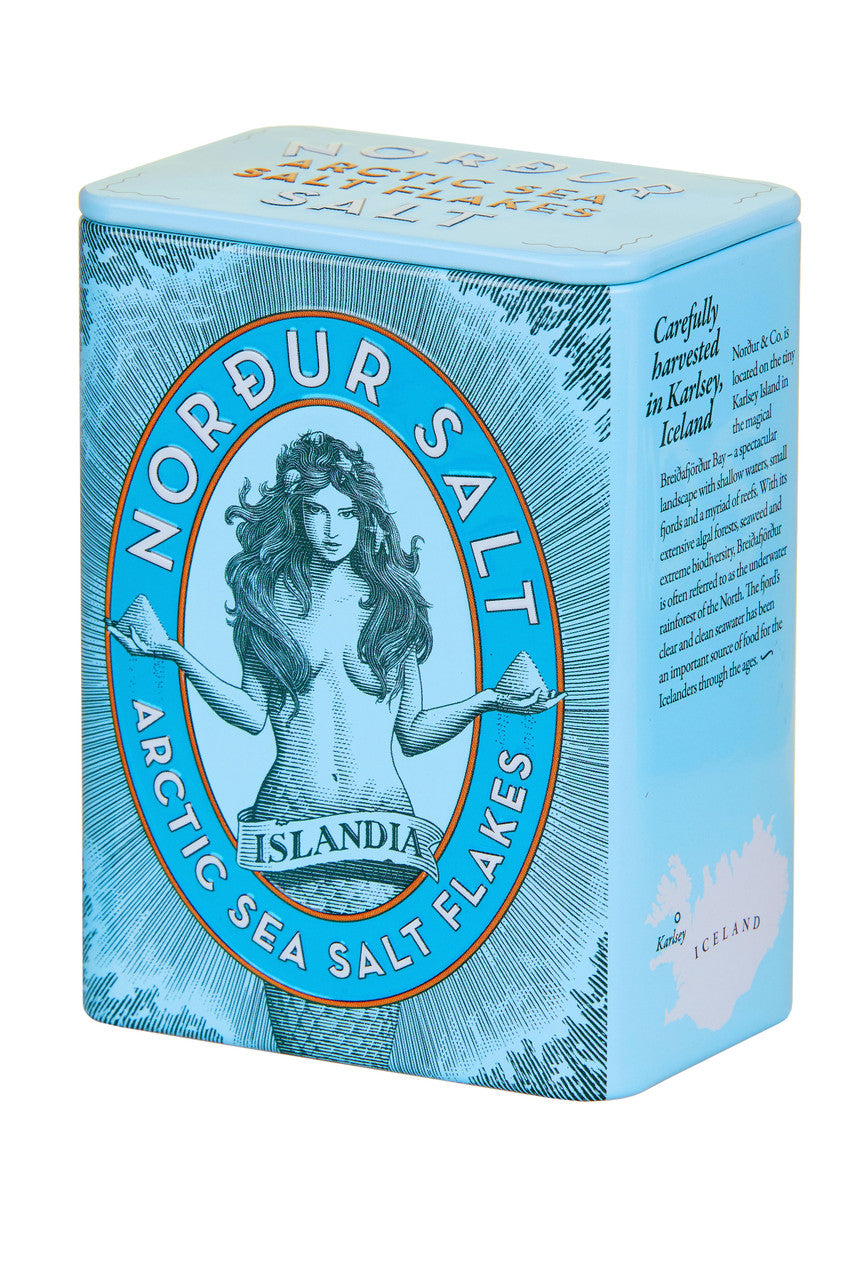 Nordur Arctic Sea Salt Flakes Tin 125g