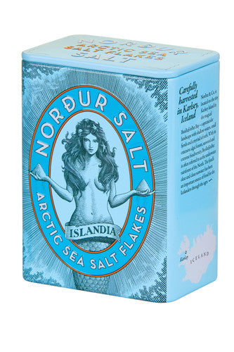 Nordur Arctic Sea Salt Flakes Tin 125g