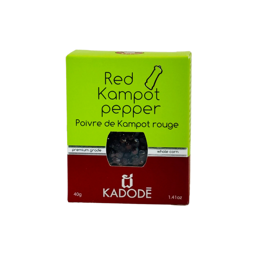 Kampot Peppercorns - Red Whole 40g Box