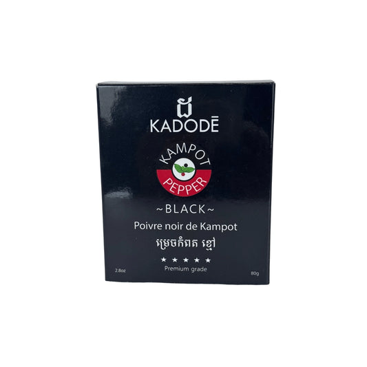 Kampot Peppercorns - Black Whole 80g Box