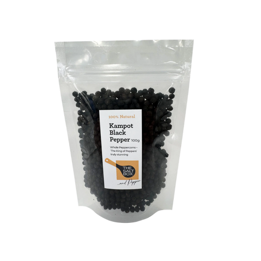 Kampot Peppercorns - Black Whole 100g Pouch